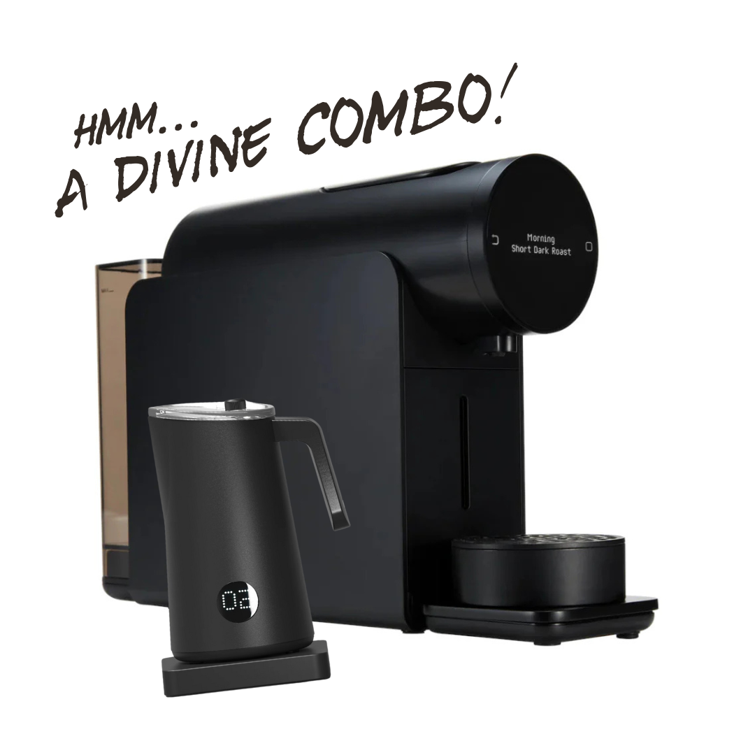 The <strong>Morning</strong> Capsule Machine & NanoFoamer PRO Bundle