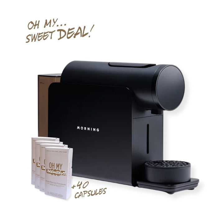 The Morning Capsule Machine & 40 Capsules Bundle